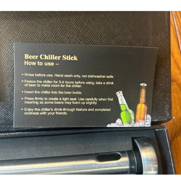 Kollea Beer Chiller Sticks for Bottles w/ Opener Beer Gifts for Men - Picture 4 of 4